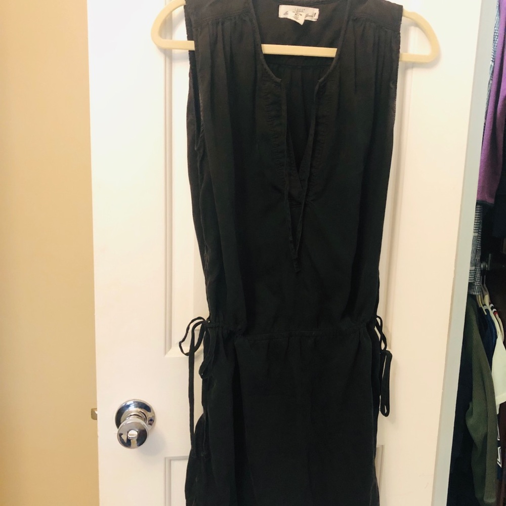 Navy blue slouch dress